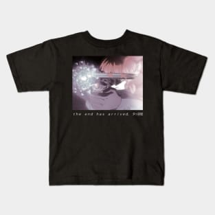 Mahouka Koukou no Rettousei '' THE END HAS ARRIVED '' V1 Kids T-Shirt